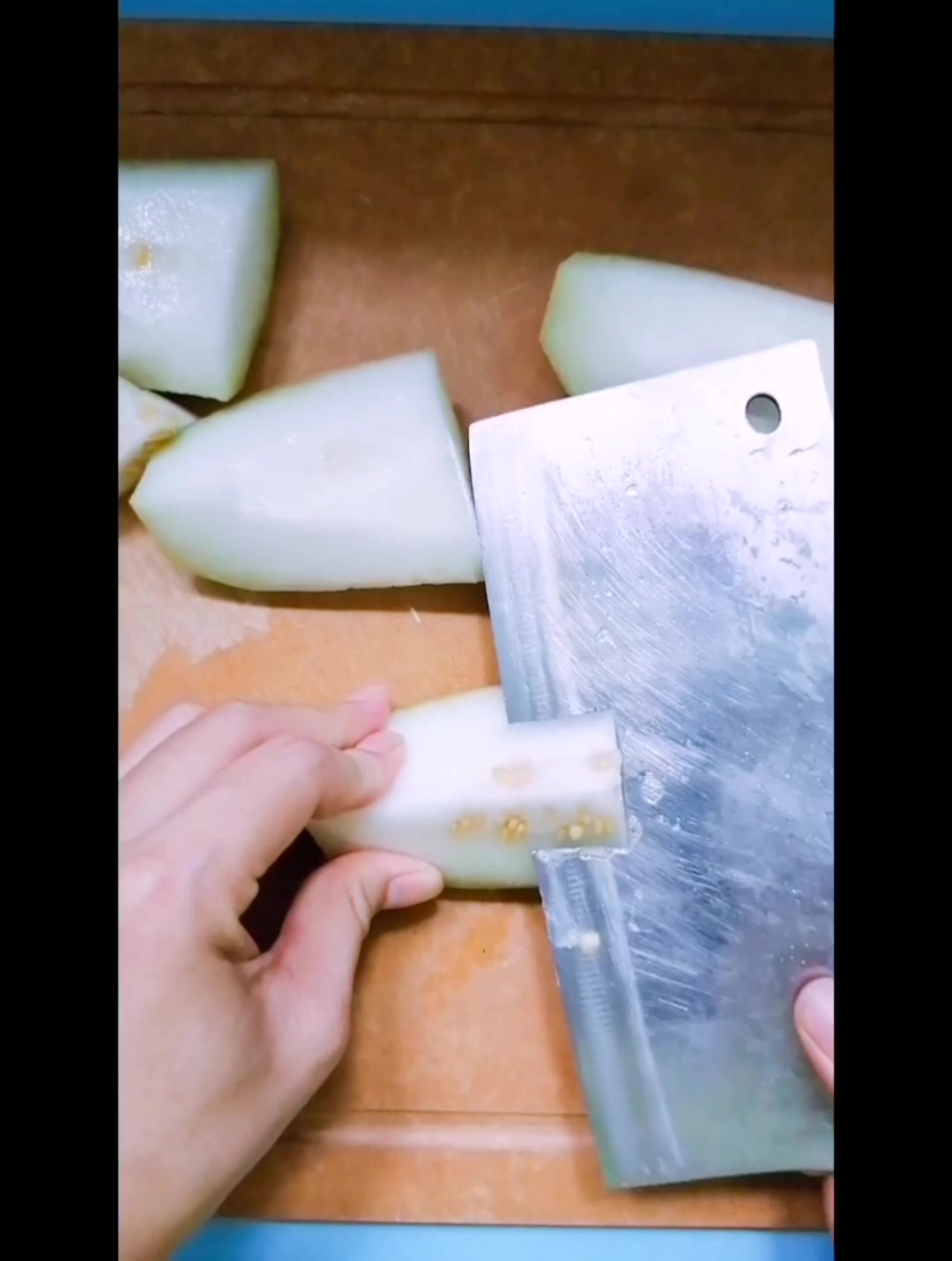 鲜甜而不腻的肉沫蒸冬瓜