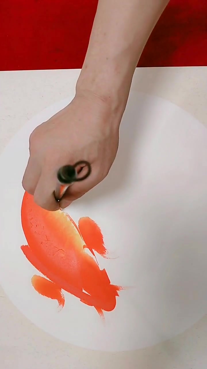 这一笔的确牛太极鱼