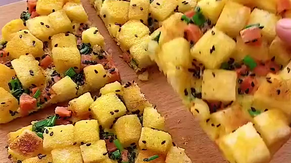 【馒头新吃法】普通的食材只要用心做,早餐也可以吃出仪式感  (c)