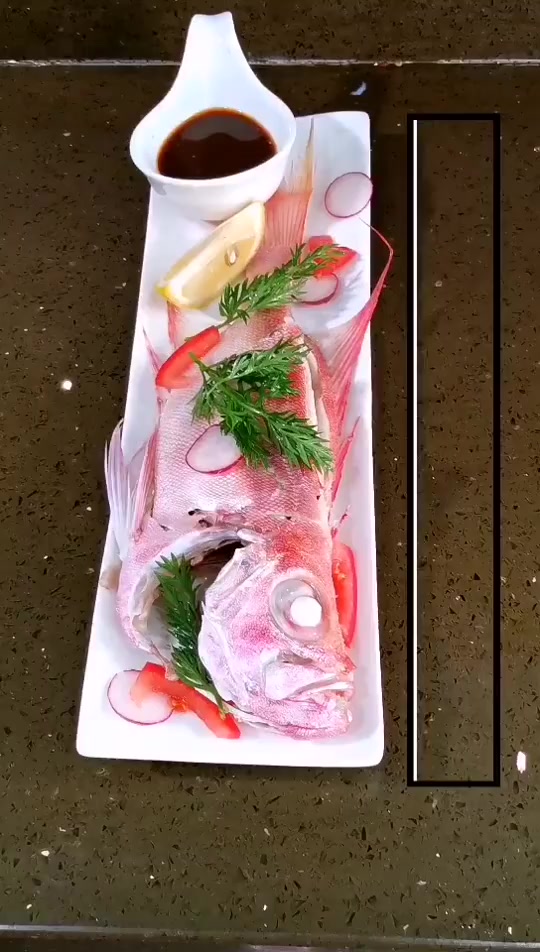 薄荷蒸大眼鲷鱼,清蒸是对海鱼最大的尊敬!