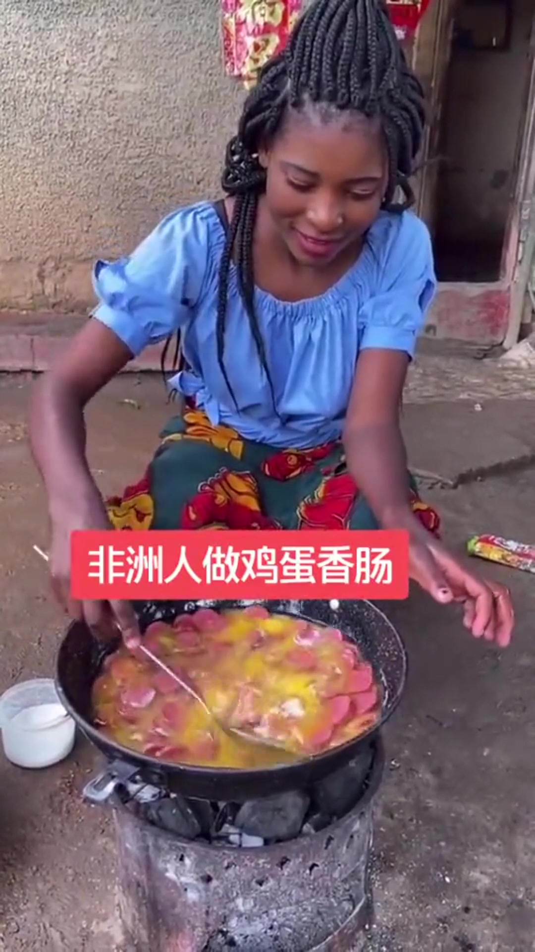 鸡蛋炒香肠,这个做法太糊糊了,看到最后你还有食欲吗?