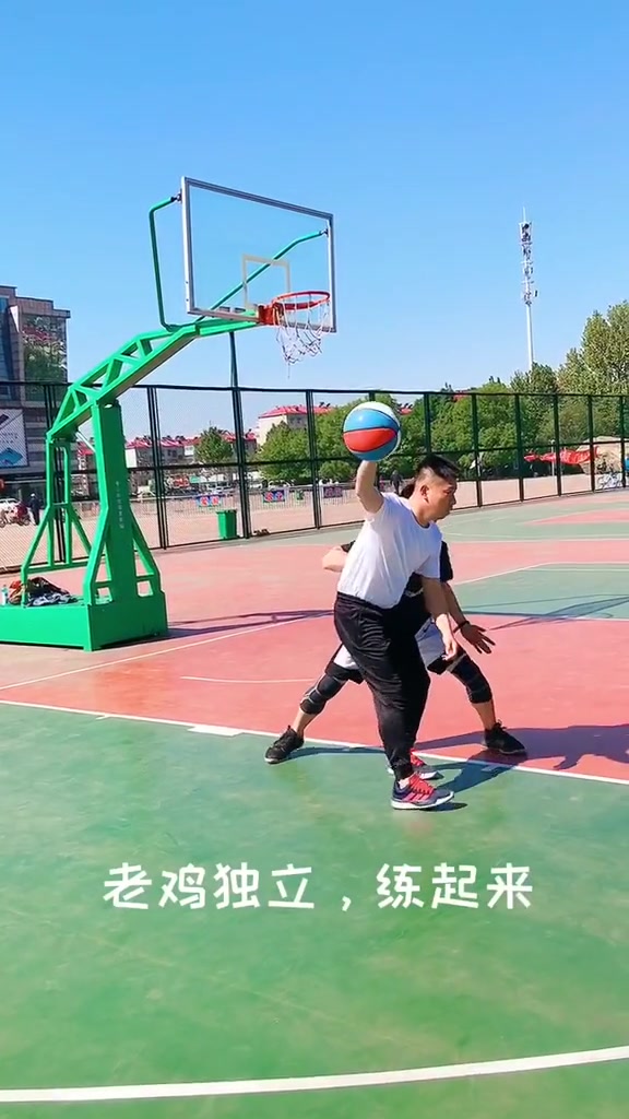 晒晒你的投篮动作吧,老同志,金鸡独立