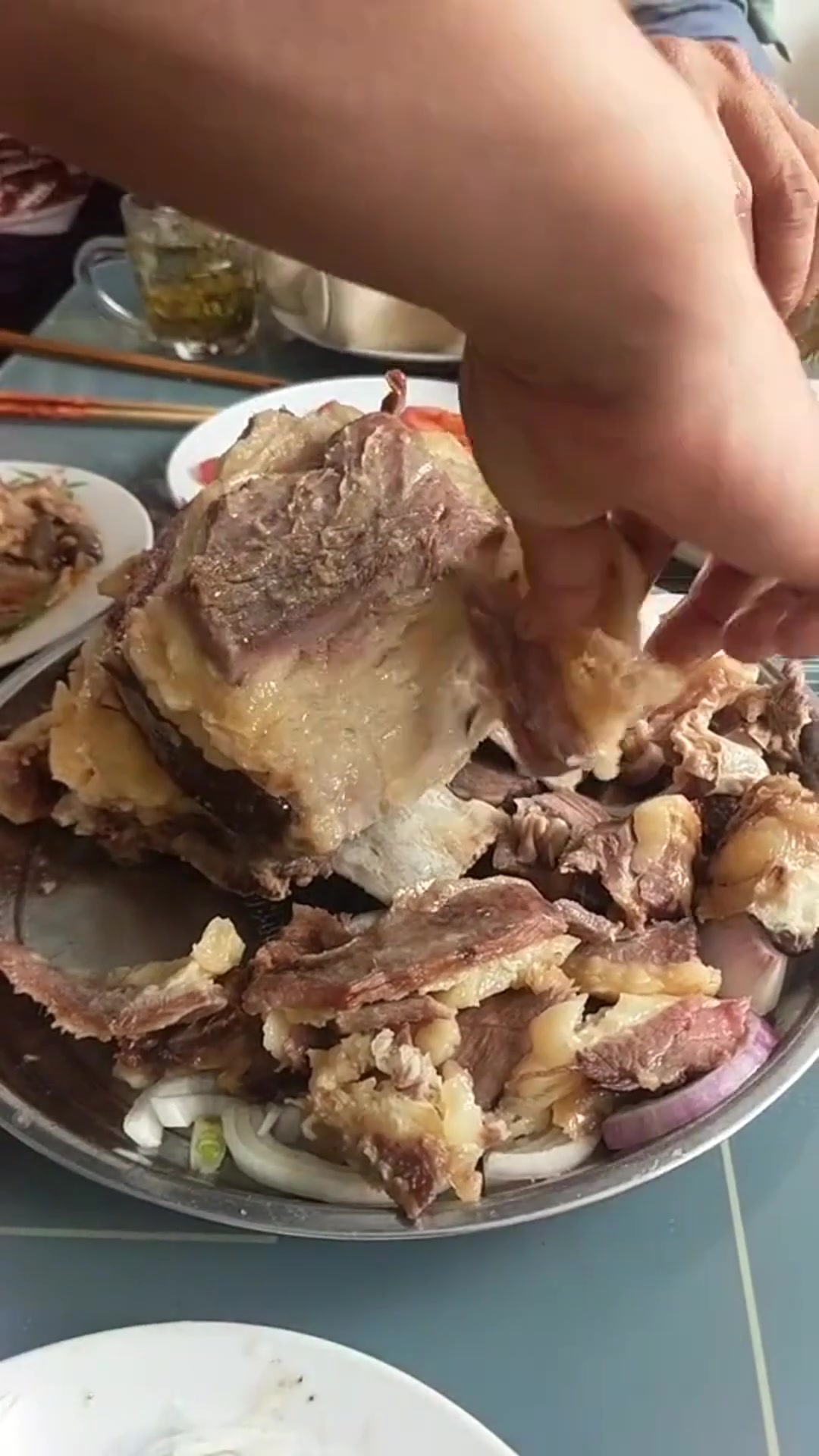 好久没吃过这么香的手把肉了,想想都流口水了