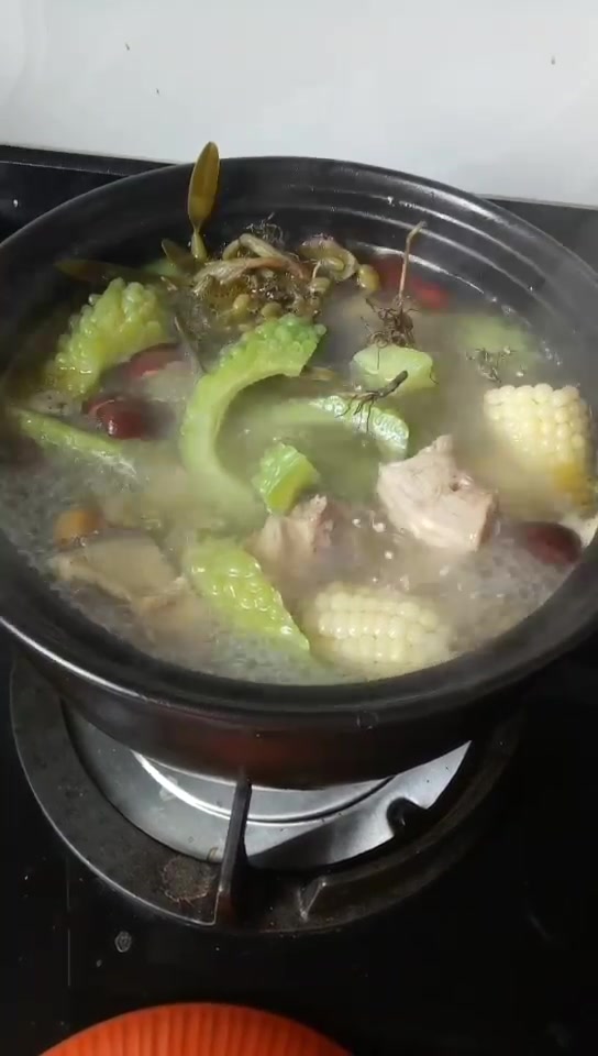 这真是广东人最爱喝的养生汤.骨头,玉米,红枣,桂圆,苦瓜,霸王花