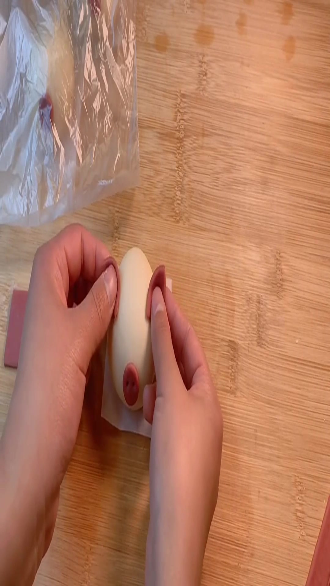 包子一次醒发的卡通小猪馒头学会了么这样做的馒头多吃几个