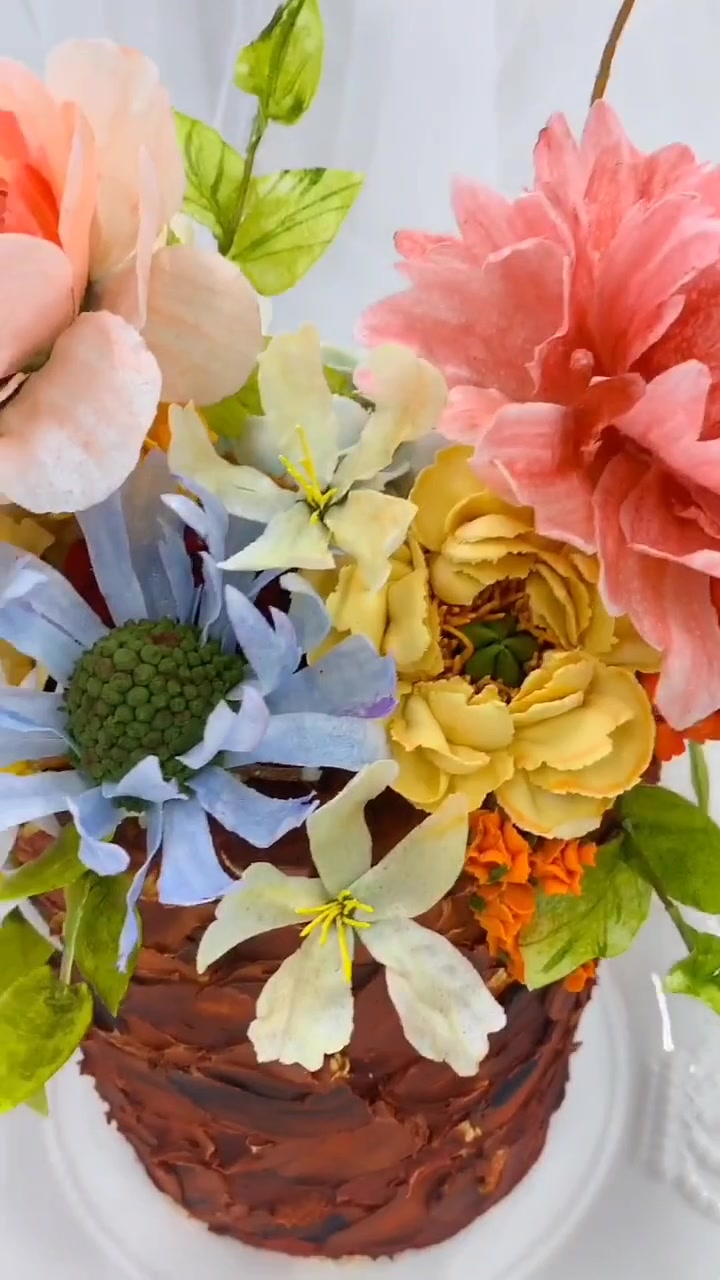 韩式裱花蛋糕制作