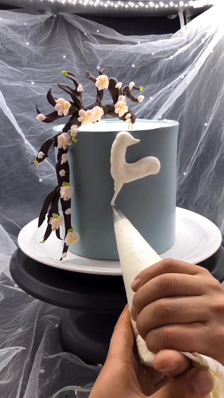 九尾狐十里桃花蛋糕