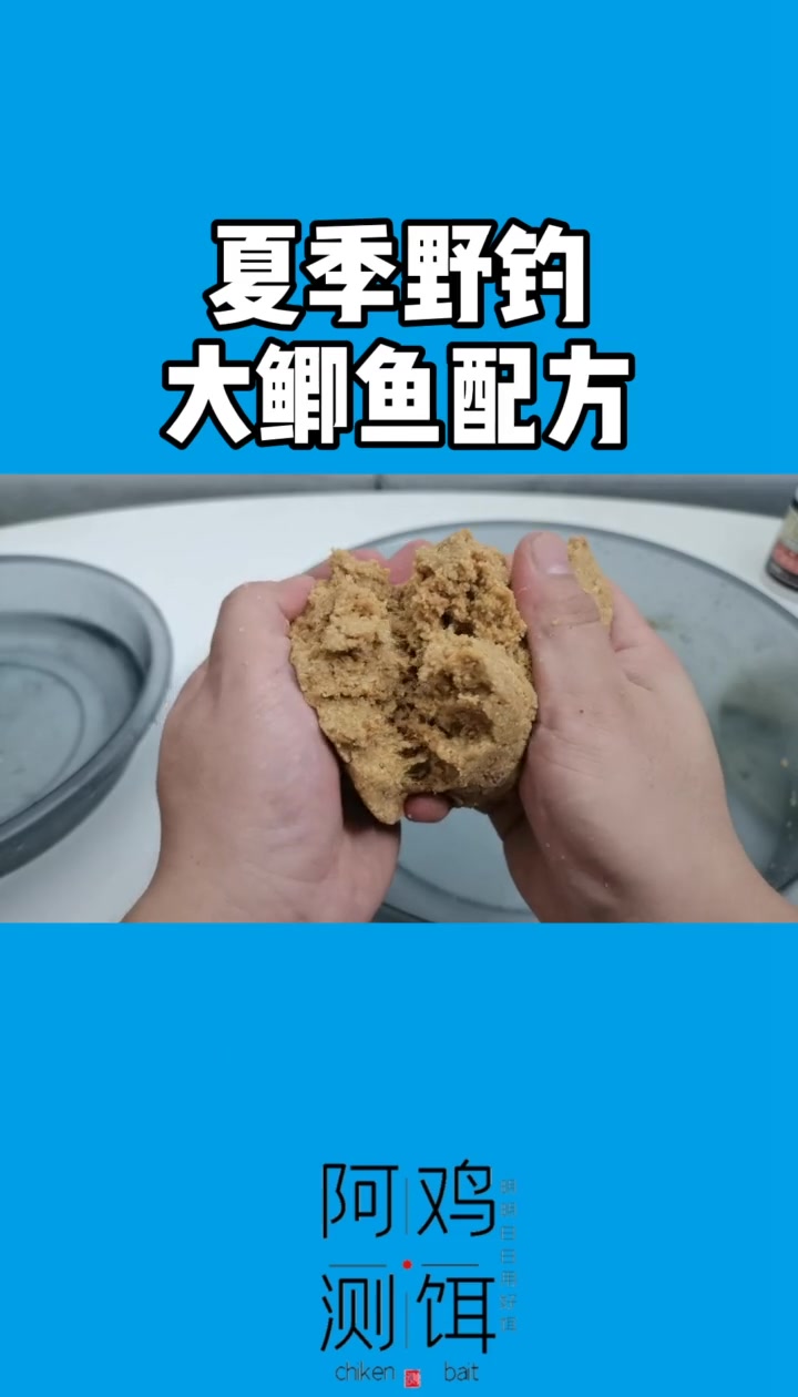 夏季高温野钓大鲫鱼绝密饵料配方,2.5米左右水深有障碍,盘它!