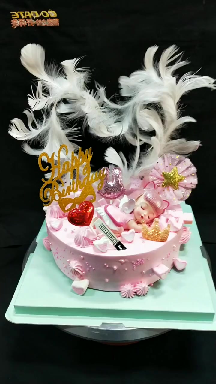 这是我见过最美的蛋糕了,小女生过生日一定要选这款