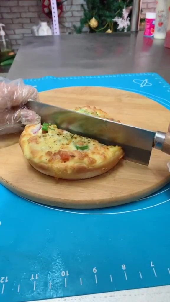 田园风光披萨,也是很好吃谢谢关注