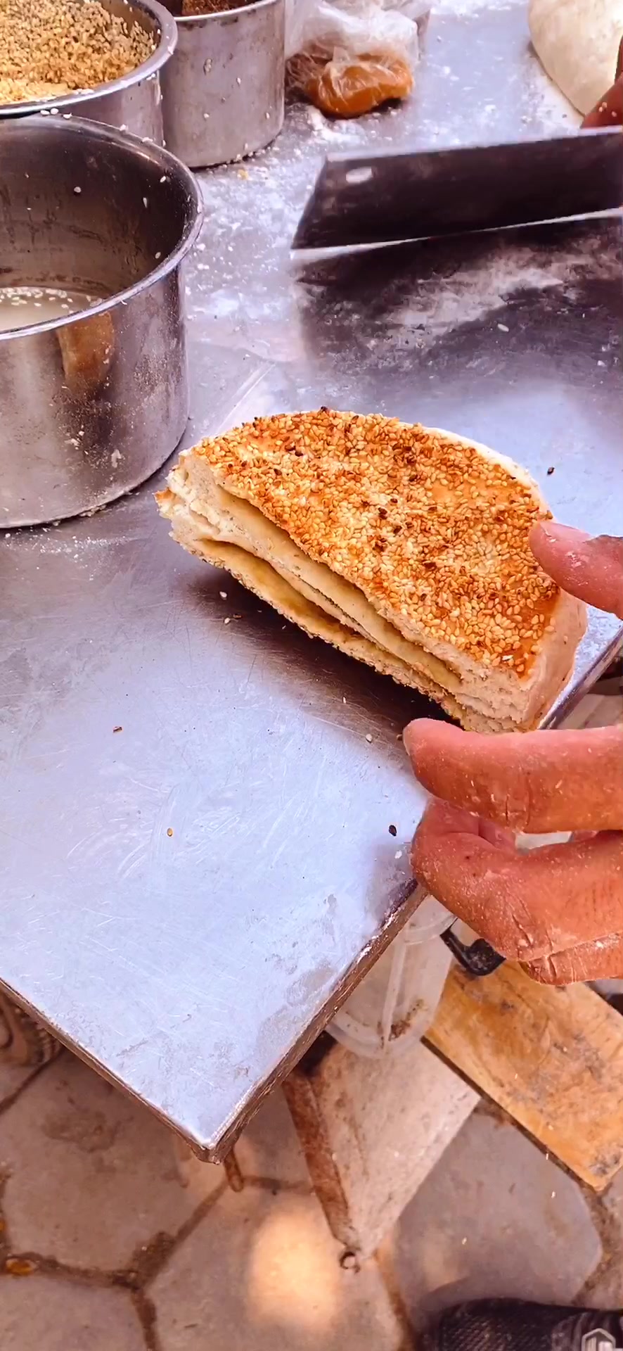 吊炉烧饼之板栗烧饼没吃过的举手