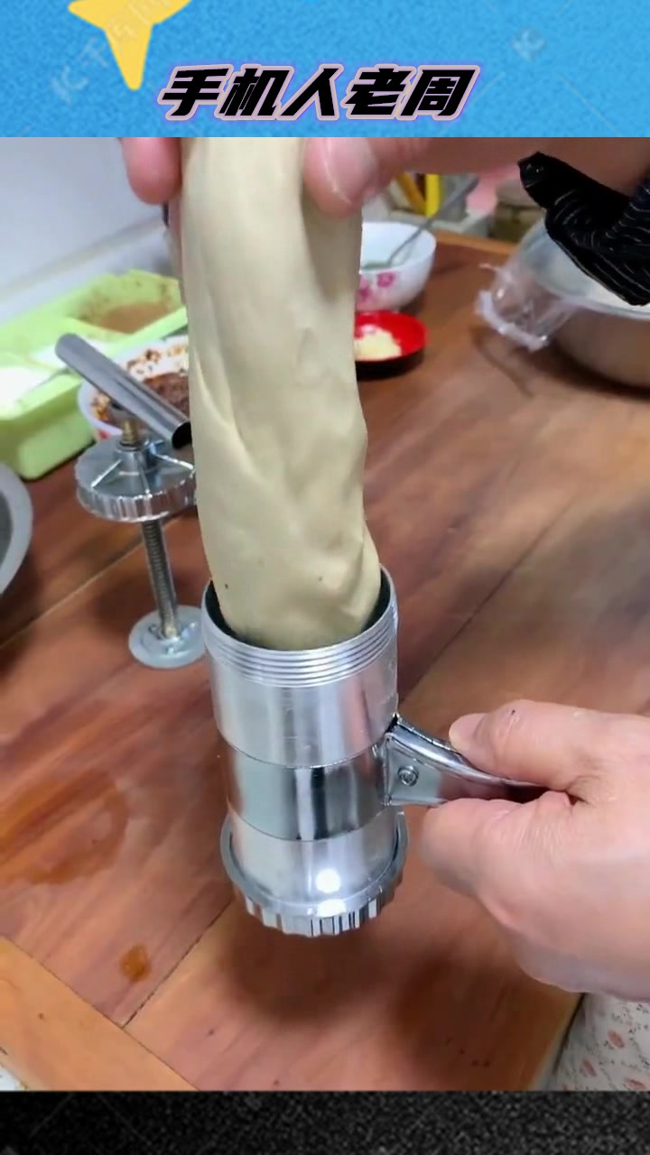 陕西凉拌荞面,现场制作,好吃又好玩