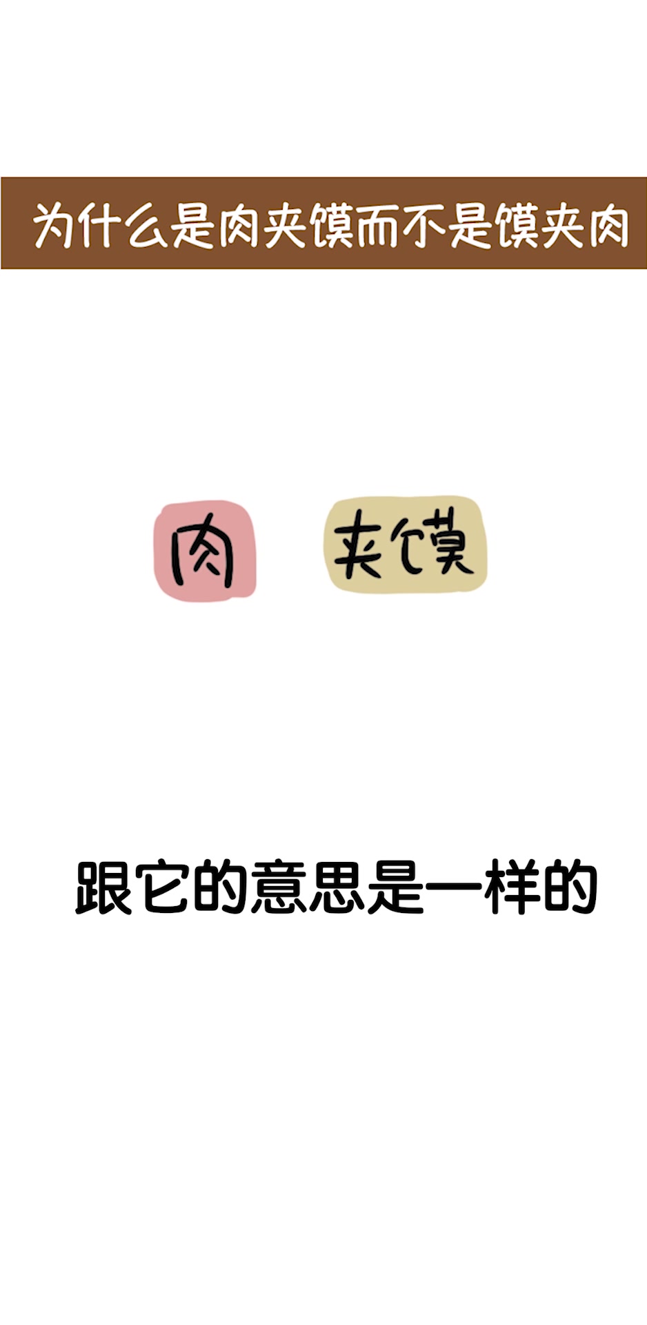 肉夹馍是怎么来的