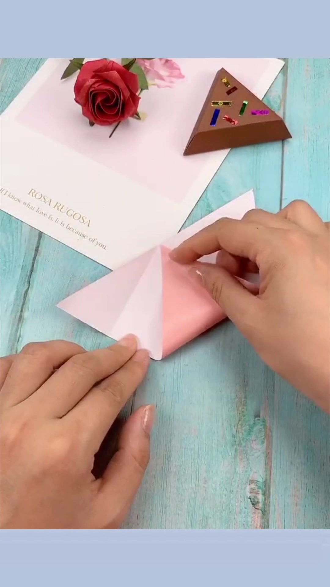 手工折纸:小朋友都喜欢的“巧克力盲盒”,有点小可爱!