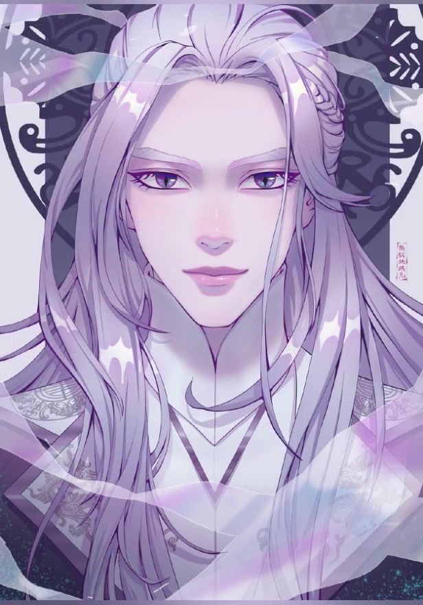 天官赐福,厄命若邪拟人,厄命:我们也跟主人学学吧!