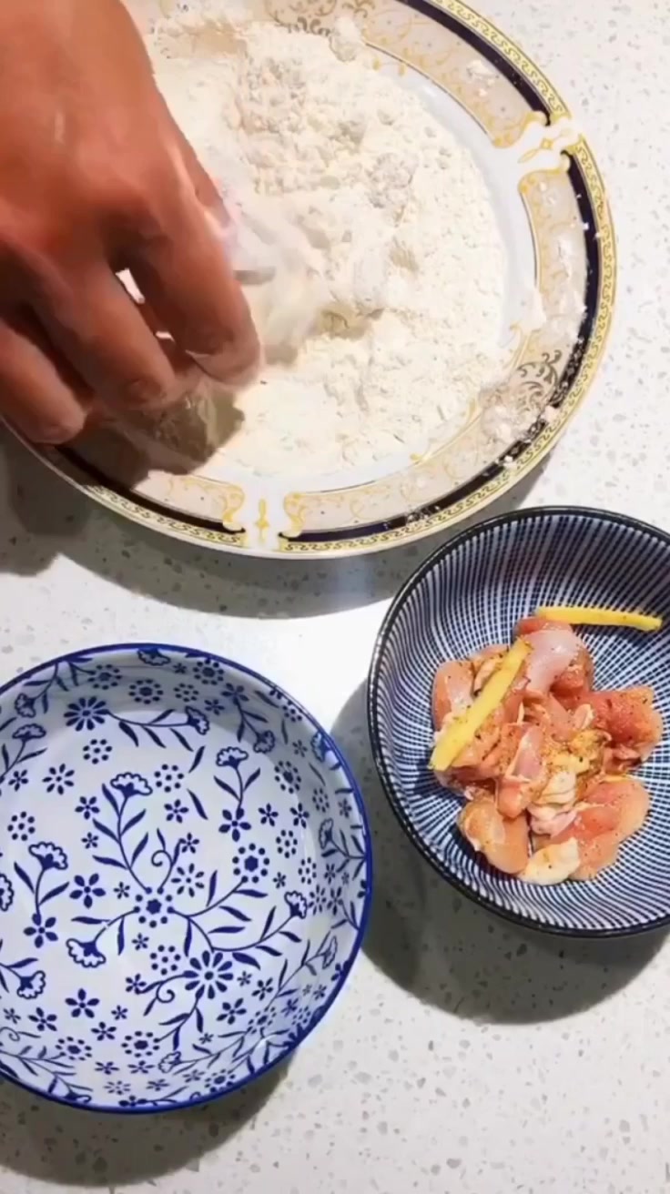 台湾盐酥鸡家常做法,经典美味～