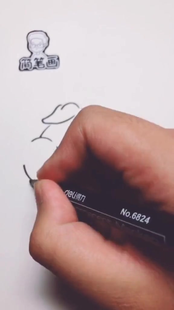 一只可爱的小猪猪简笔画,这么简单的画法,绝对一学就会