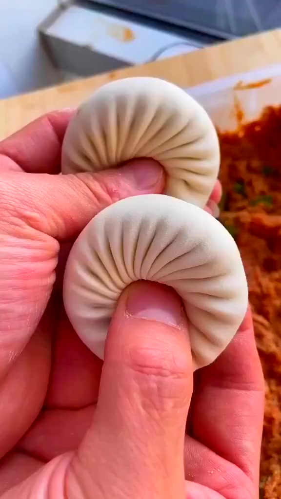 包子的正确包法 这个视频有点料