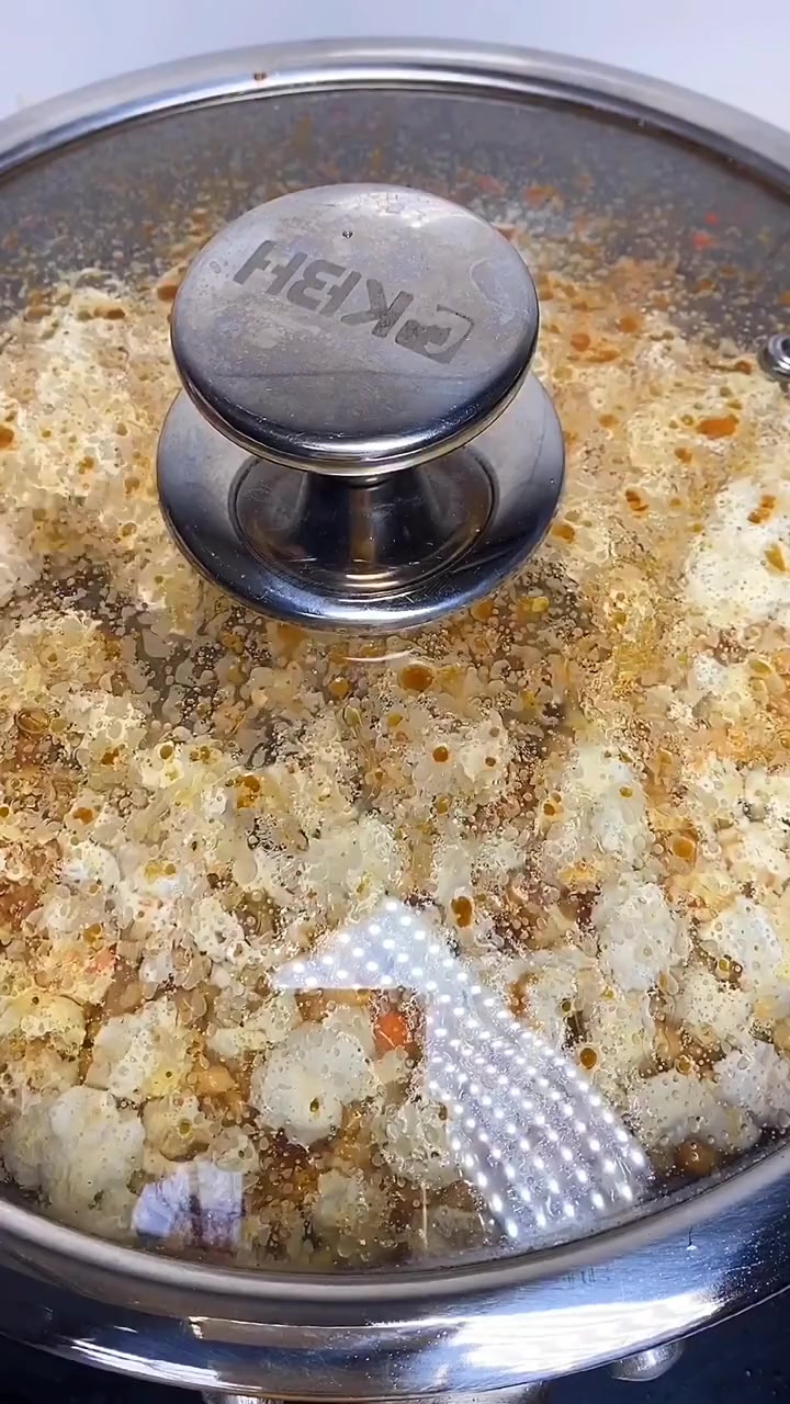 家庭版自制爆米花,彩虹糖味的呦!