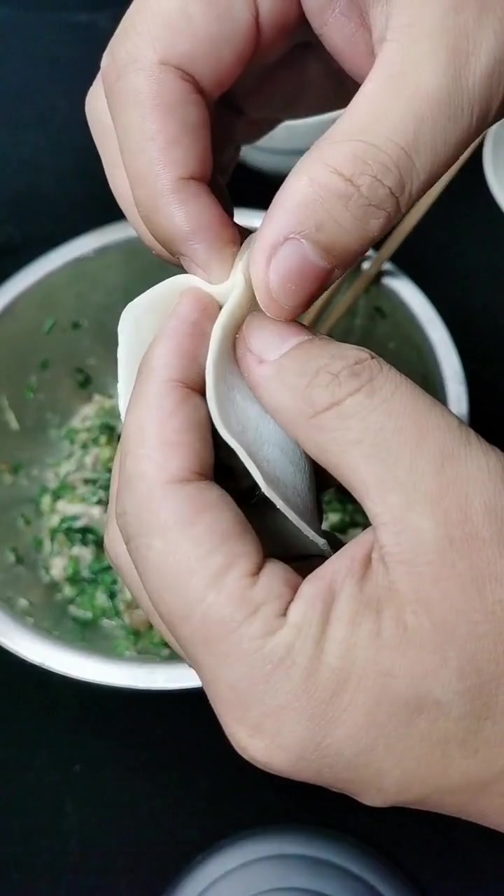 包饺子慢动作教会你!