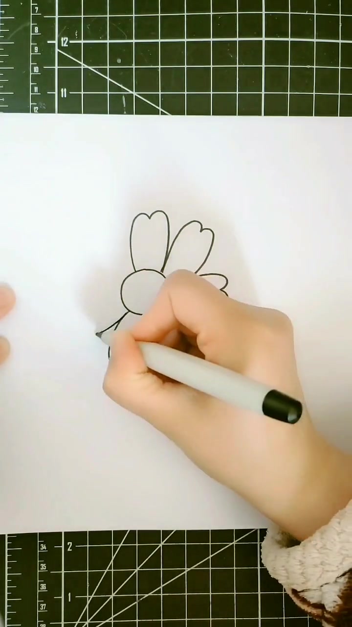 适合教给小朋友的简笔画,尤其是女孩子,一定会喜欢