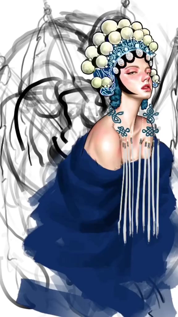 插画欣赏,厚涂的绘画手法,颠覆认知,这也太绝了!