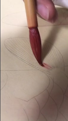 李杰武工笔画,工笔鲤鱼画法,高清视频教学,鲤鱼画法教程。