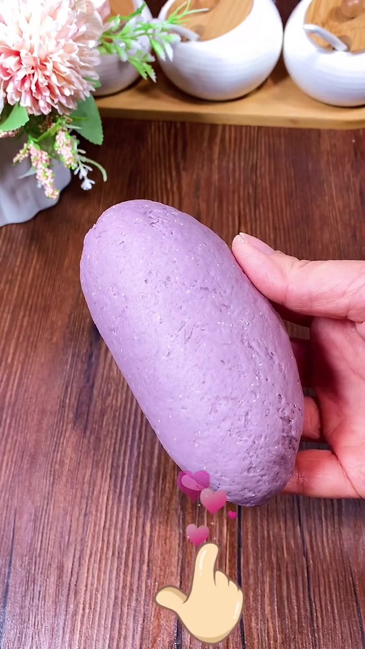 彩色豆沙包的做法,吃了还想吃