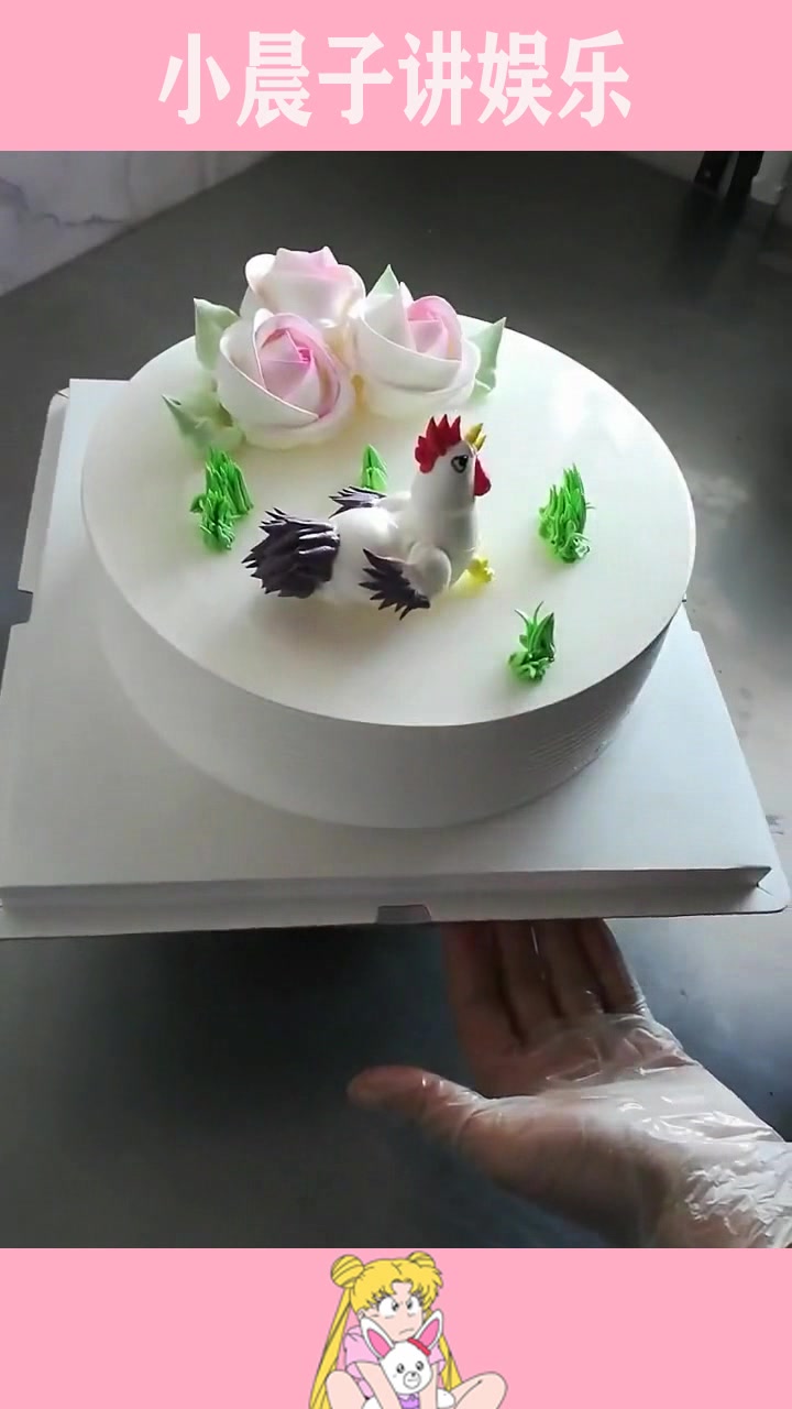 蛋糕师制作的十二生肖鸡蛋糕,看着就好精致啊