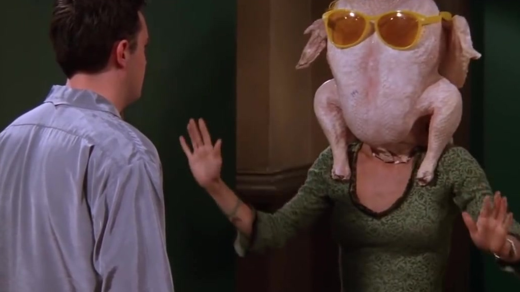 【Monica:别再发火鸡头啦】美国感恩节,Courteney Cox在Ins发视频让大家