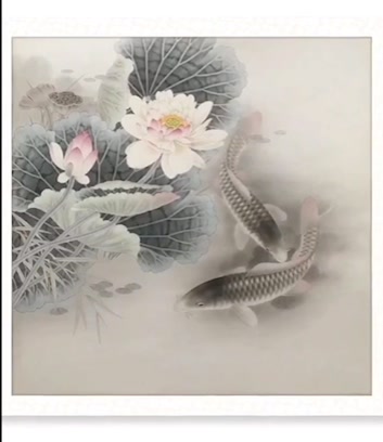 李杰武工笔画鱼,鲤鱼画法自学教程!