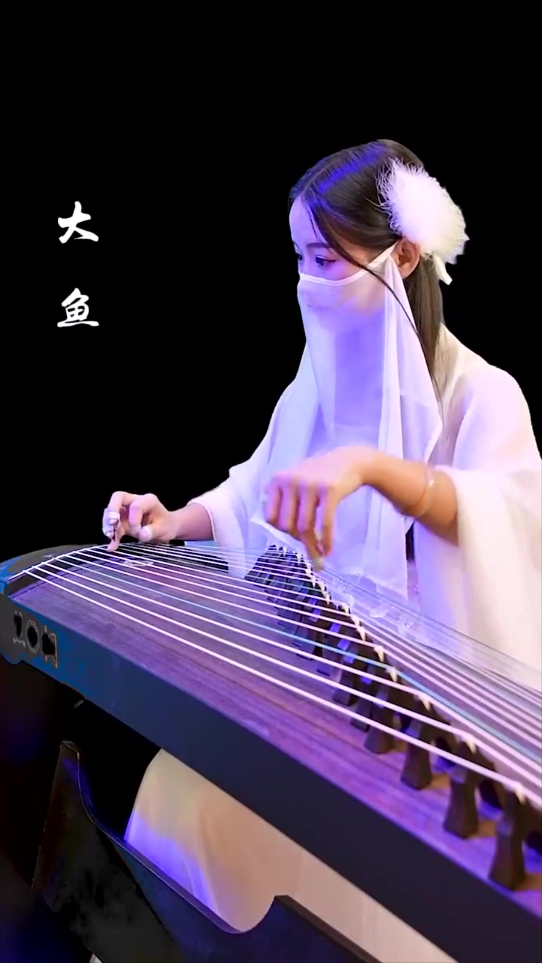 椿去湫来,海棠花开!一首古筝弹奏《大鱼》的音乐送给大家