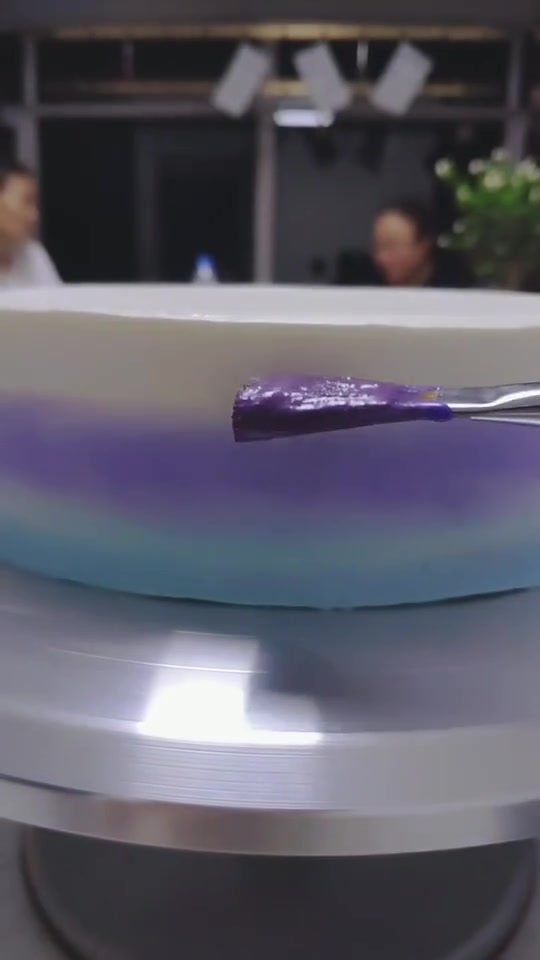 一款来自汉服配色的蛋糕,山鬼霜夜