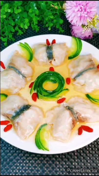 蝴蝶鱼饺,好看又好吃,鲜香嫩滑,做法也简单待客很有面子