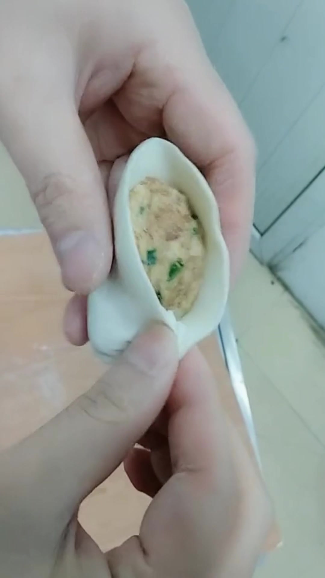 饭店大厨一直用这个手法包饺子,怪不得下锅后怎么煮都不破!