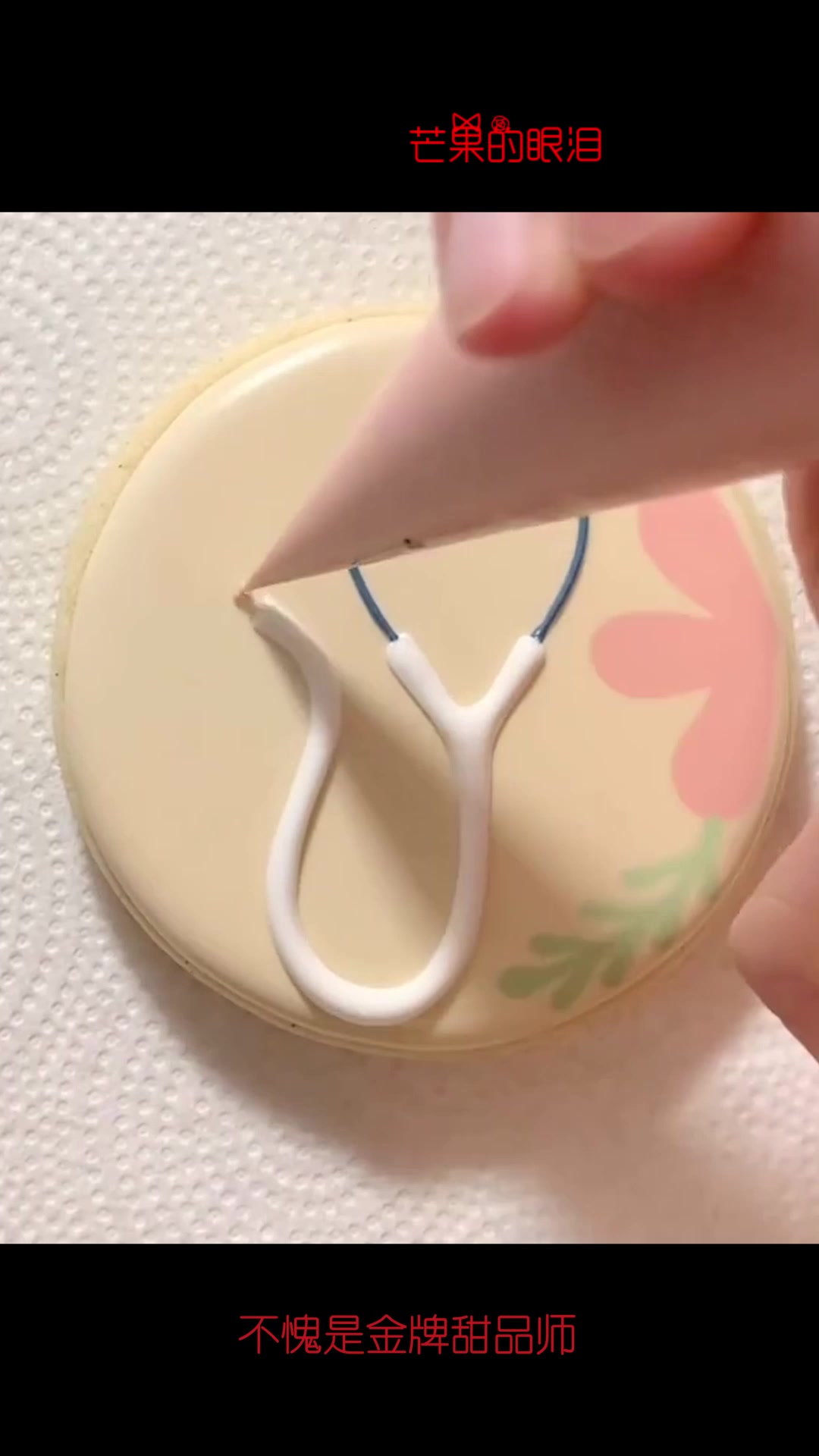 第一次见在蛋糕上作画,虽然看不懂画的是什么,但是让人赏心悦目