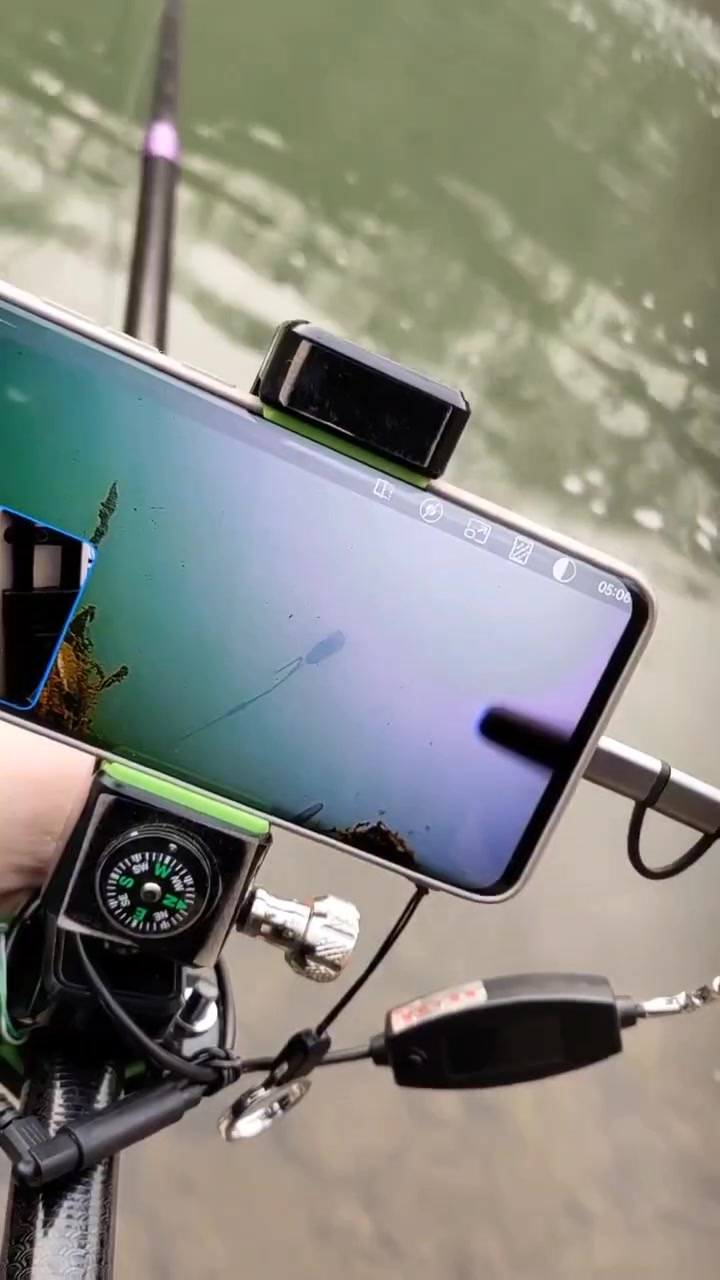 可视锚鱼竿全套可连手机怎么能连接手机显示视频?