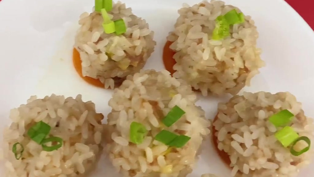 【 蒸蒸日上珍珠肉圆 ,隔着屏幕都闻到香......】味道好吃,寓意又好,这个珍珠肉圆爱了