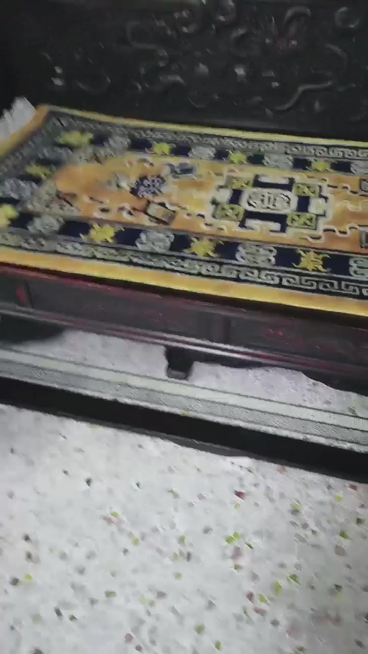 帝王木紫檀木之五爪龙罗汉床!