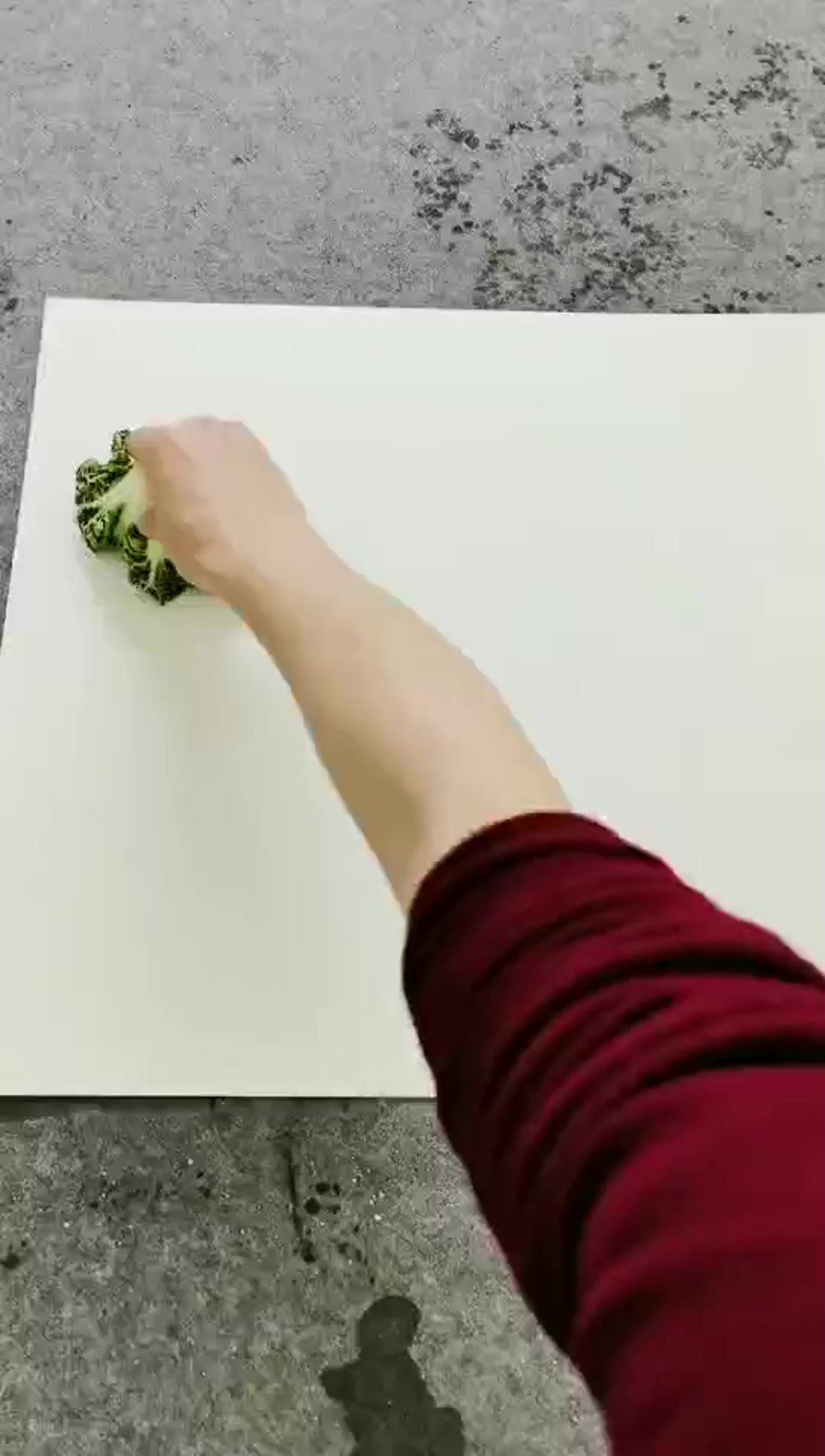 使用蔬菜画出水墨画,看到成品的那一刻,直接就把我震撼了!