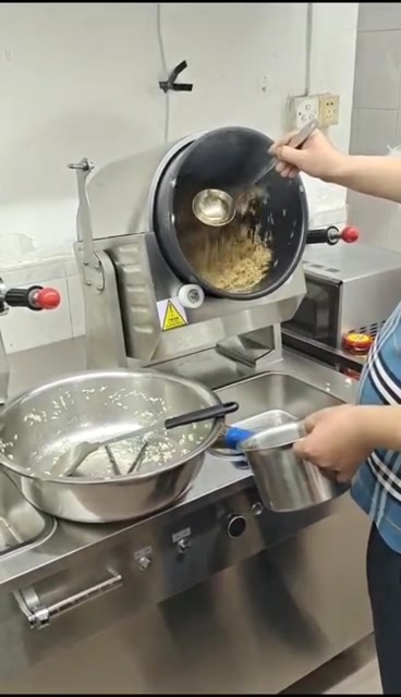 灶神全自动炒菜机商用智能大型炒饭机翻炒机食堂滚筒炒菜机器人