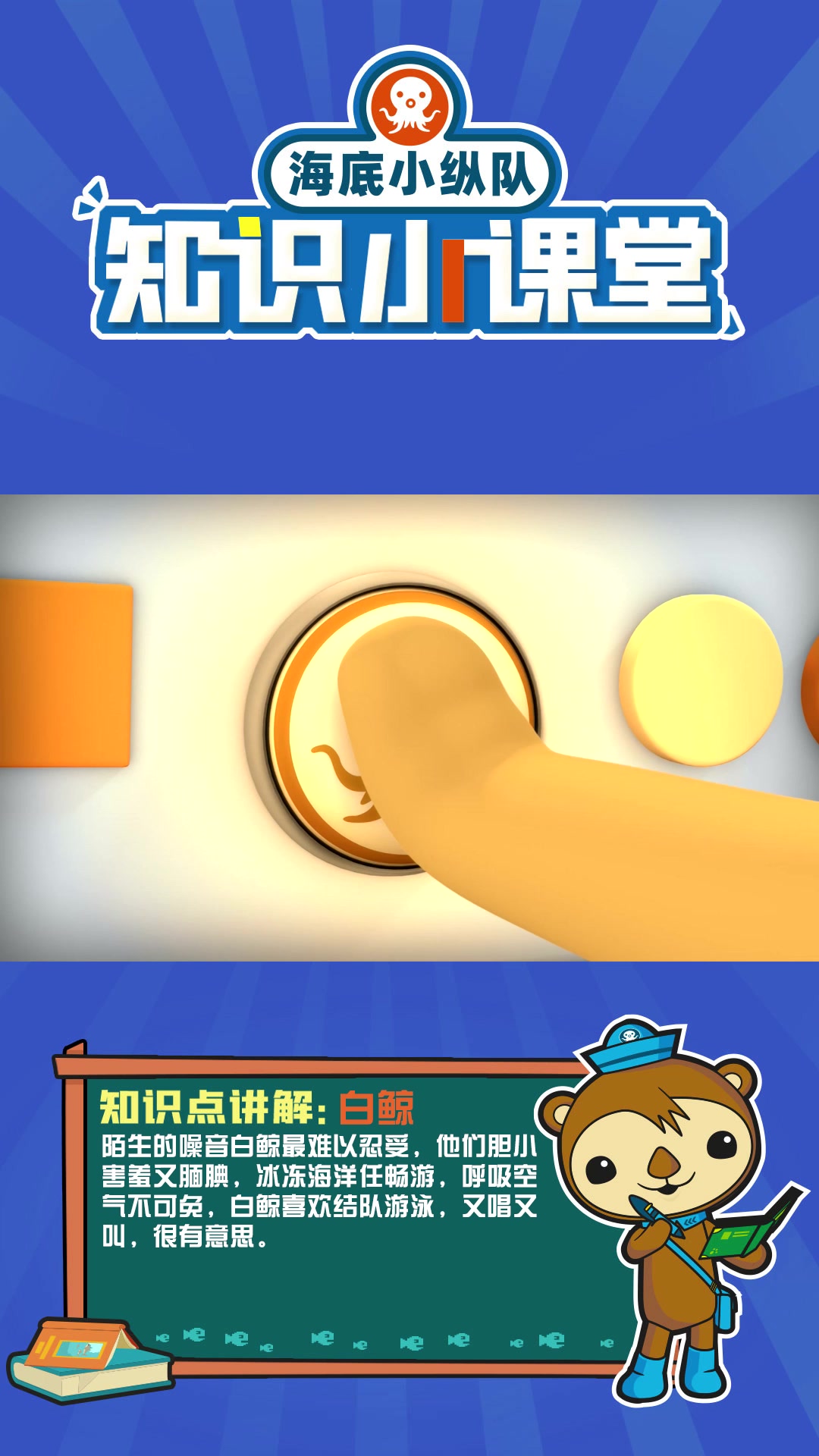 海底小纵队知识小课堂-白鲸