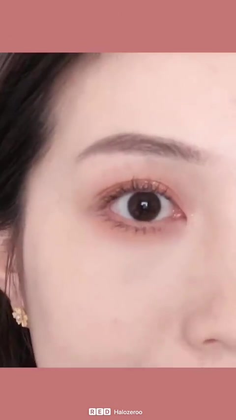 #春日限定妆#【眼妆教程】甜美蜜桃妆????简单日常不显眼肿～春日蜜桃妆 今天分享个日常低调风格