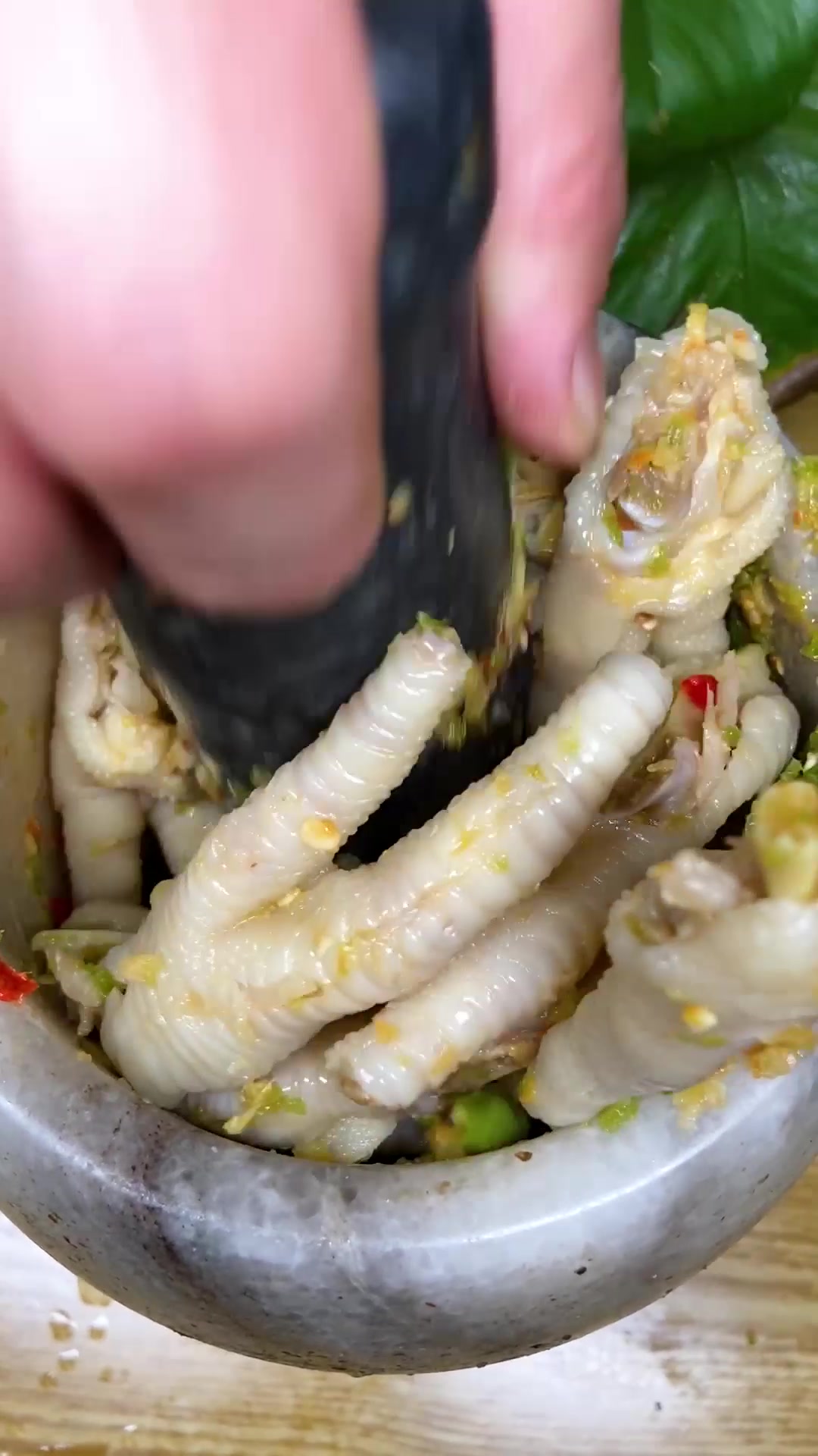 傣味舂鸡爪,酸辣解腻夏季摆摊