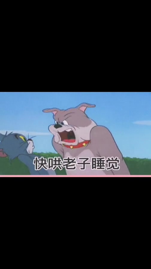 快哄老子睡觉。#搞笑#表情包