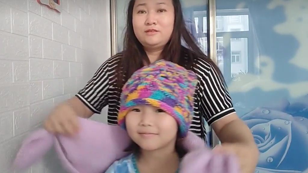 儿童帽子试戴效果