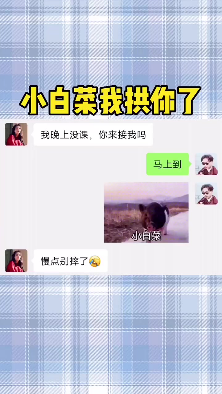 小白菜,我来拱你了,撩妹表情包