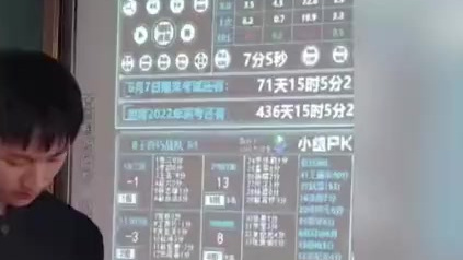 【云南一中学教室出现新奇一幕 投影动态展示班级数据 老师自主研发】近日,云南大理一中学教室