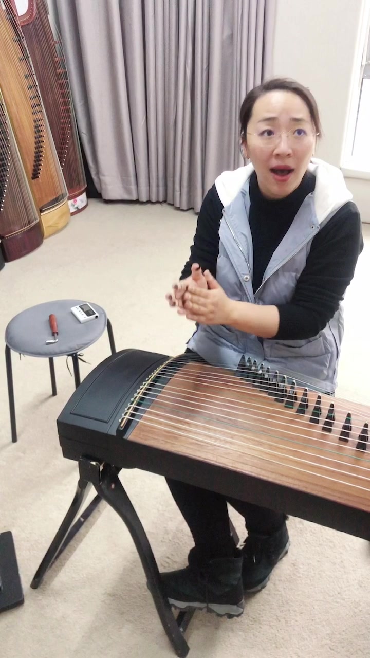 琶音如何占拍子你们学会了吗?#古筝#古筝教学