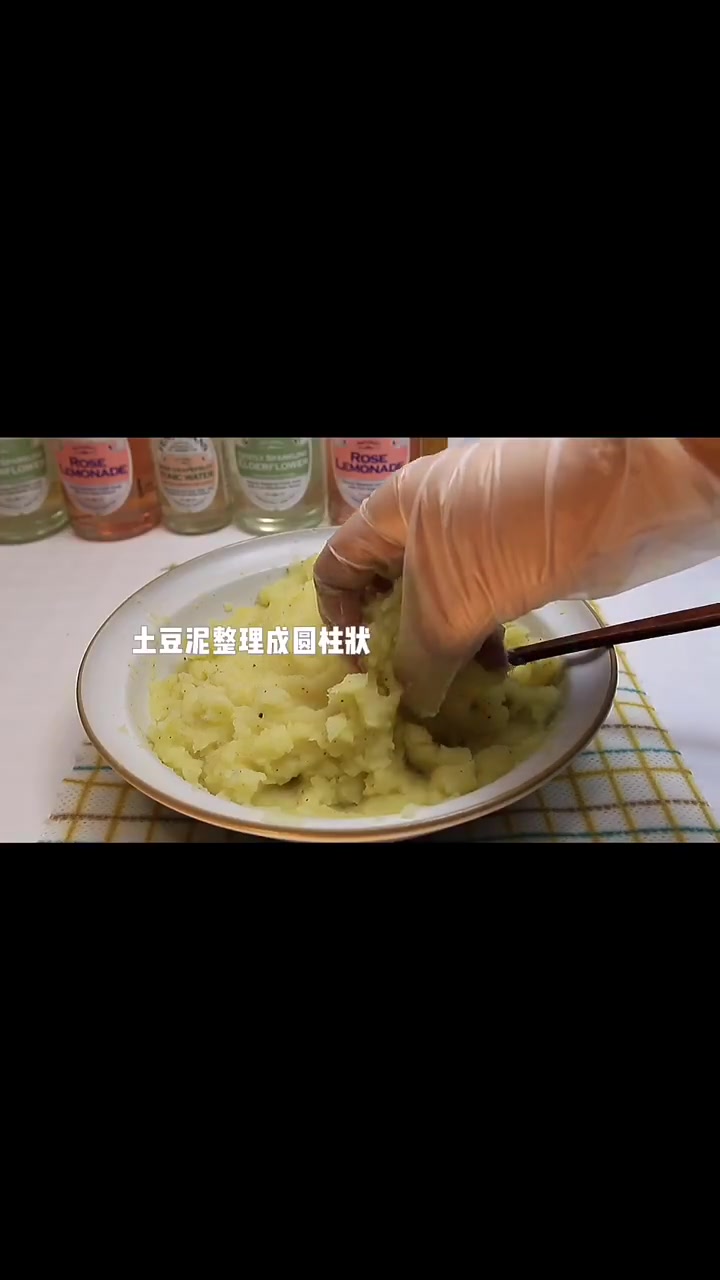 照烧土豆泥培根卷,土豆泥入口即化,培根焦香居好吃